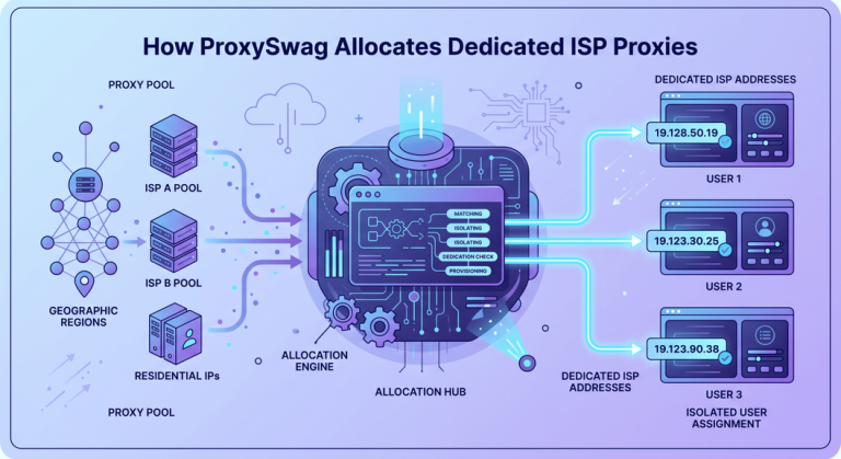 How ProxySwag Allocates Dedicated ISP Proxies